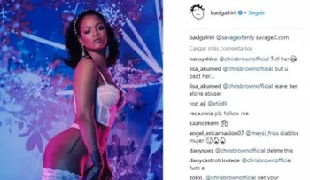 Rihanna calienta las redes con fotografías 