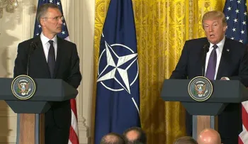 Trump dice que ya no cree que la OTAN sea obsoleta