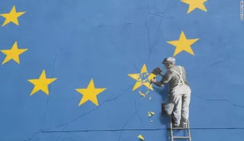 Banksy pinta un mural sobre el 'brexit'