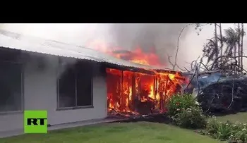  "Ríos de lava" acaban con casas en Hawái