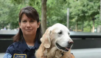 Ponen a dormir a la última perra de rescate que ayudó en el 11 de septiembre