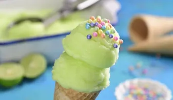 Un sabroso helado de Limón para Semana Santa. Es fácil y sencillo de preparar