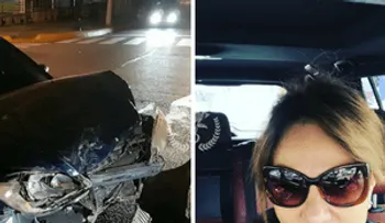 Milagros Germán: Un conductor borracho se estrelló contra su vehículo y sale ilesa