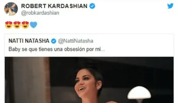 Rob Kardashian y Natti Natasha coquetean y fans presumen un romance o algo más