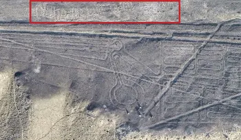 Dañan las líneas de Nazca escribiendo un nombre encima