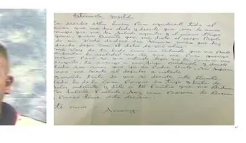 Hombre abandona su trabajo y mujer; dice en una carta que es una "basura"