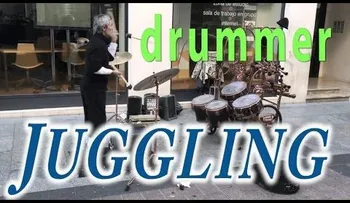 Un artista callejero se inventa un método de hacer música que te dejará con la boca abierta