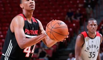 Montero estuvo anoche en roster de Trailblazers