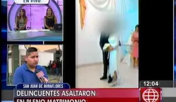 Delincuentes asaltaron en plena boda a los novios e invitados (VIDEO)