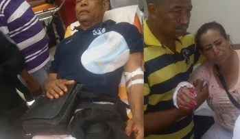 PN persigue a sospechosos por asalto a entidad bancaria en plaza comercial en Villa Mella