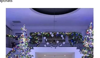 La matriarca de las Kardashian y su excesiva decoración navideña