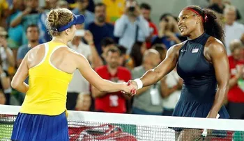 Svitolina termina con la campeona Serena Williams
