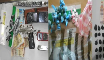 DNCD sorprende cinco hombres con una pistola, cocaína y marihuana
