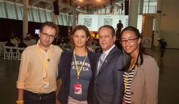 El presidente del Senado Reinaldo Pared Pérez visita EBEDominicana