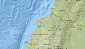 Nuevo sismo de magnitud 5,8 sacude costa de Ecuador