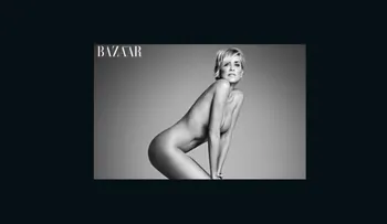 Posado de Sharon Stone desnuda causa controversia