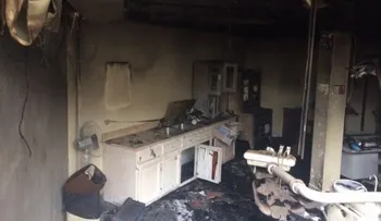 Fuego destruye área de hospital Juan Pablo Pina