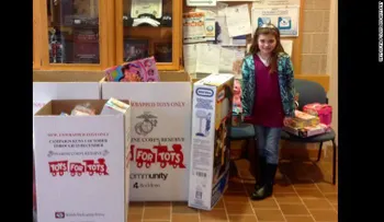 Niña de 9 años dona sus regalos de cumpleaños a los más necesitados en Massachusetts