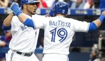 Encarnación pega grand slam y Azulejos apalean a Rangers 