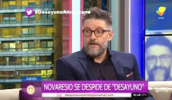 Luis Novaresio se despidió de "Desayuno Américano": "Estoy en una situación personal bastante complicada"