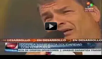 Video: Presidente Correa dice Nuria Piera es una política disfrazada de periodista
