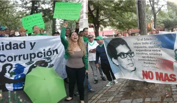 Dominicanos hacen vigilia en el Alto Manhattan para demandar cárcel a imputados por Odebrecht