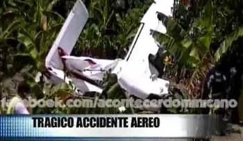 Reportaje completo: accidente de avioneta en Santiago