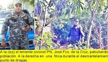 Coronel PN lleva paz y seguridad a Villa Riva