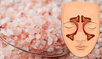 Usa sal del himalaya para aliviar infecciones sinusales y reducir el moco