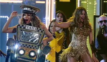 El detrás de cámaras del baile de Sofía Vergara en los Grammy (VIDEO)