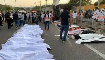 Confirman muertes de 11 de 16 dominicanos que viajaban en tráiler de la tragedia de Chiapas