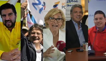 Candidatos presidenciales esperan resultados finales de las elecciones en Ecuador