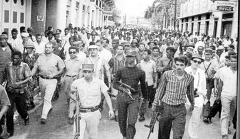 Guerra de Abril de 1965 en la República Dominicana, motivada por el derrocamiento a Juan Bosch