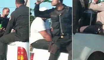 Cancelan 11 agentes que bebían cervezas en camioneta