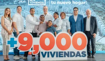 Abinader entrega 266 apartamentos en San Luis; Plan Mi Vivienda Supera 9,000