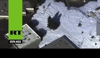 La extraña espuma que inunda una calle de California, en EEUU