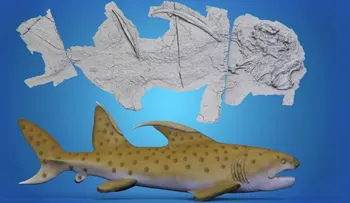 Científicos revelan nuevos datos sobre fósil de tiburón "Godzila" que vivió ha 300 millones de años