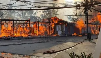 No habían sido cuantificado daños de negocios destruidos por fuego en zona turística, de Las Terrenas