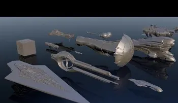 Desde un caza imperial hasta el Ark de Hal': ¿cuál es la nave espacial más grande de la galaxia?