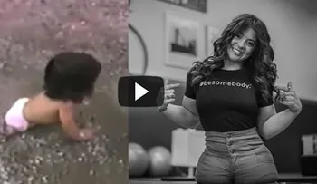 Abandonada por sus padres por nacer sin piernas (Video)