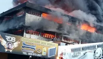 Un escape de gas en una fritura provocó el fuego en mercado de La Vega