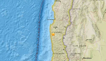 Se registra un sismo de 5,4 en Coquimbo, Chile