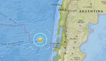 Sismo de magnitud 6,3 sacude costa del sur de Chile
