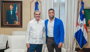 Presidente Abinader recibe a Nelson Cruz, beisbolista dice está conformando buen equipo para el Clásico