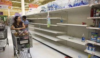 La célebre foto de la escasez en Venezuela se hizo en Nueva York y engañó a todos