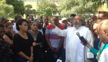 Padre Rogelio realiza misa frente a la SCJ y la Procuraduría en memoria de regidor asesinado