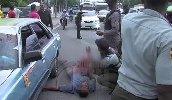 Chofer corta la mano a otro en simple discusión por turno en la Winston Churchill 