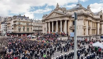 Gran manifestación contra el Estado Islámico en Bélgica