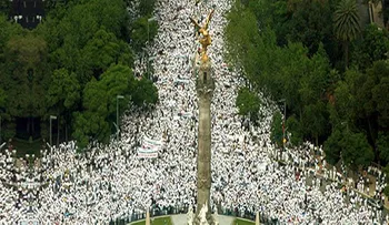 Comunidad marcha contra la delincuencia