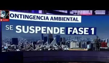 Suspenden la contingencia ambiental 25 de Mayo 2017